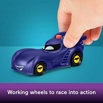 Fisher-Price DC Batwheels Light-Up 1:55 Scale Toy Cars, Bam the Batmobile &  Buff, 2 Pieces 