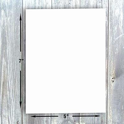 Hamilco White Cardstock Thick Paper - Blank Index Flash Note & Post Cards with Envelopes - Greeting Invitations Stationary 5