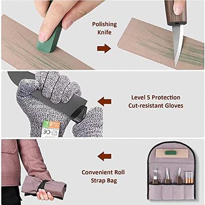 HARFINGTON Wood Carving Tools 10in1 Set Whittling Knife, Detail Knife, Hand Carving  Woodworking Tool with Roll Bag for Engraver, Carpenter and Beginners -  Yahoo Shopping