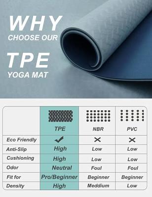 Buy Maximo Yoga Mat, Exercise Mat 1/2 Inch Extra Thick Multipurpose Fitness  Workout Mat 72 x 24 with Carrying Strap, Yoga Mats for Women and Men, Non  Slip for Yoga, Pilates, Gym