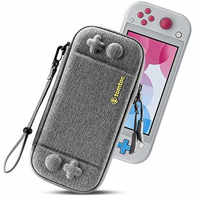  tomtoc Slim Carrying Case for Nintendo Switch / OLED Model,  Protective Switch Sleeve with 10 Game Cartridges, Hard Portable Travel  Carry Case, with Original Patent and Military Grade Protection, White 