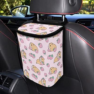 Upetstory Guinea Pig Car Trash Can Pink Garbage Bag Hanging Durable Trashcan  with Lid,Automotive Garbage Can Bin Collapsible Waste Basket Storage  Organzier Pouch for Vehicle Trucks SUV - Yahoo Shopping