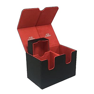 AEGIS GUARDIAN Card Deck Box with Dice Tray for MTG Cards Commander Deck Box  Hold 150