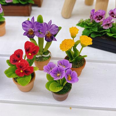 NUOBESTY Dollhouse Miniature Flowers Doll House Mini Vase with Flower  Potted Plant Flower Vase Model for DIY Micro Landscape Decoration  Accessories Home Desktop Ornament - Yahoo Shopping