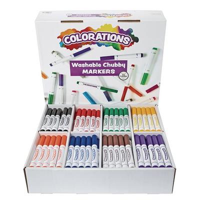 Rarlan rarlan washable markers bulk, markers for kids, bulk pack, 8 colors,  160 count