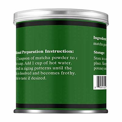 Organic Japanese Matcha Green Tea Powder - Premium Superior Culinary Grade  - Stone Ground No Additives - (1.05oz)