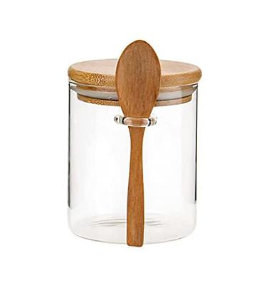 ANSQU Vintage Glass Food Storage Jar, Glass Jar with Wooden Lid, 25.4 FL OZ Decorative  Glass Jar for Home Kitchen, Holds Coffee, Candy, Cookie, Sugar - Yahoo  Shopping