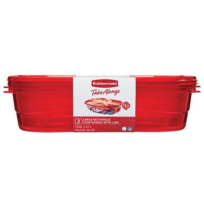 Rubbermaid TakeAlongs 40 Piece Food Storage Set, Red, Total of 12.6 Qts -  Yahoo Shopping