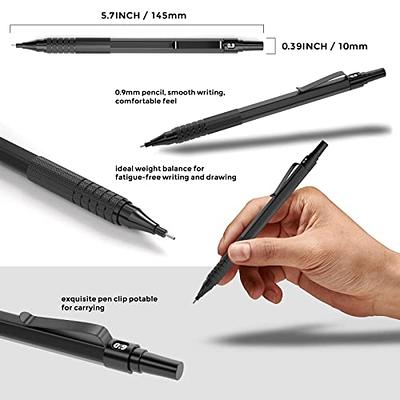 Nicpro Metal 0.9 mm Mechanical Pencils Set with Case, with 3PCS 0.9mm Drafting  Pencil, 6 Tubes HB Lead Refills, 3PCS Erasers, Erasers Refills for Adults,  Children, Artist Writing, Drawing, Sketching - Yahoo Shopping