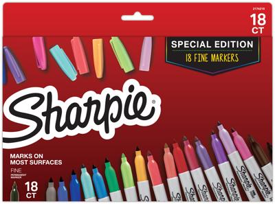 Sharpie 75846 Fine Point Permanent Marker, Assorted, 24/Set - 75846