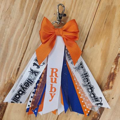 Custom School Colors CHEER BOGG Bag Charm CHEER Mom 