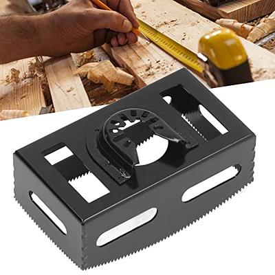 Rectangle Slot Cutter,HSS Oscillating Saw Blade Safe Electric Box Slot  Cutting Blades Drywall Electrical Box Cutter for Drawer Door Spherical Tips
