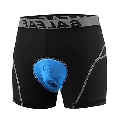  BALEAF Mens 2 Pack 3D Padded Cycling Underwear Bike