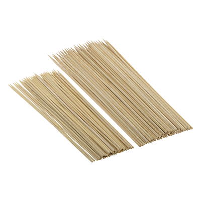 Prestee 100 Pack Bamboo Skewers for Grilling, BBQ, Kabobs, Crafts & Outdoor  Parties 10-inch Brown Wooden Skewers for Crafts, Bamboo Sticks, Skewer