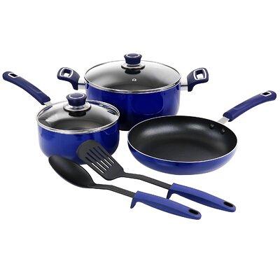 Kenmore Arlington 12-Piece Ceramic Non-Stick Cookware Set, Red - Yahoo  Shopping