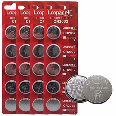 50 Count CR2032 3V Lithium Coin Cell Battery, CR2032 Button Battery for  Watch Car Key, Long Lasting Power in Child Resistant Packaging, 8-Year  Shelf