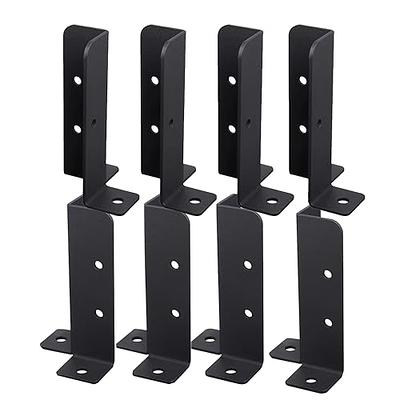 Nrspp 4x4 Post Base, 8 Sets Post Anchor, (Inner Size 3.6x3.6) Black Metal  Powder-Coated Deck Post Base Support for Outdoor Fence,Mailbox,Pergola  Brackets Fence Kit - Yahoo Shopping