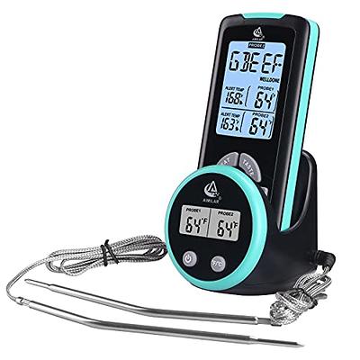 Digital BBQ Meat Thermometer Wireless Probe Grill Oven Portable Food  Thermomet Remote Timmer Picnic Barbecue Thermometer Outdoor