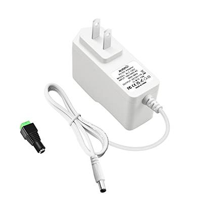 Facmogu DC 12V 3A Power Adapter, 100-240V AC to DC 12V 3A 36W Power Suppy  with Barrel Connector 5.5x2.5mm & 5.5x2.1mm, 12 Volt 3 Amp Desktop Adpater