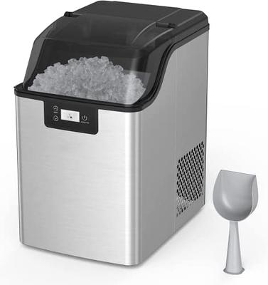Ice Makers Countertop,Portable Ice Maker Machine with Handle,Self-Cleaning  Ice Maker, 26Lbs/24H, 9 Ice Cubes Ready in 8 Mins, fo - AliExpress