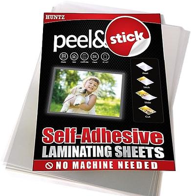 No Heat Laminating Sheets Self Sealing 8.5 x 11 Inch, 20 Pack