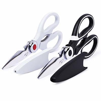 AWINJOY Kitchen Scissors, Heavy Duty Sharp Kitchen Shears Dishwasher Safe  ,Gold Kitchen Accessories Cooking Shears for