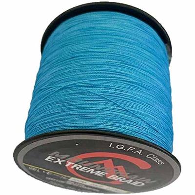 Braided Fishing Line Strong Power 100% PE 8 Strands Braided Sensitive Fishing  Line with Good Performance of Abrasion Resistance  40lb/18.2kg/0.32mm/0.012inch Dark green 