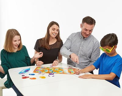 Googly Eyes Game - Family Drawing Game with Crazy, Vision-Altering Glasses  - Goliath Games