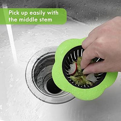 Silicone Kitchen Sink Strainer Filter Basket Garbage Disposal Strainer Sink  Drain Catcher Plug Drain Cover Bathroom