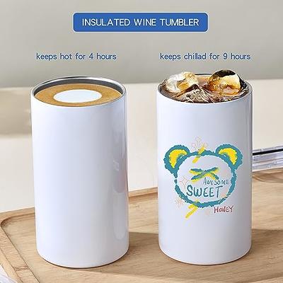 12oz Wine Sublimation Tumblers in Bulk