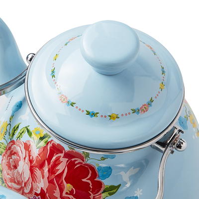 The Pioneer Woman Sweet Romance Stainless Steel Whistling Tea Kettle 