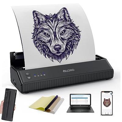 QIKIZAXE Wireless Tattoo Transfer Printer, with 10pcs Tattoo Stencil Paper,  Portable Tattoo Stencil Machine Rechargeable Thermal Copier Machine  Compatible with Android and iOS Phone & Laptop & iPad - Yahoo Shopping