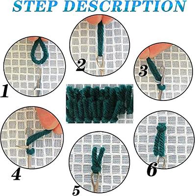 Latch Hook Kits for Adults, Pre-Printed DIY Rug Crafts Arts Carpet for Home  Deco