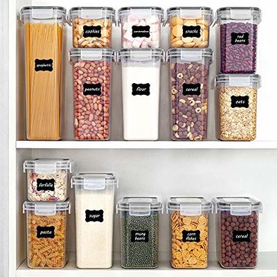 Vtopmart 10 PCS Flour and Sugar Storage Container, Large Airtight Food  Storage Containers with Lids for Kitchen, Pantry Organization and Storage,  BPA