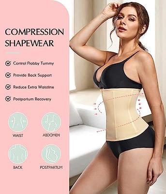 Veeki Waist Trainer Corset Trimmer Belt For Women Waist Wrap