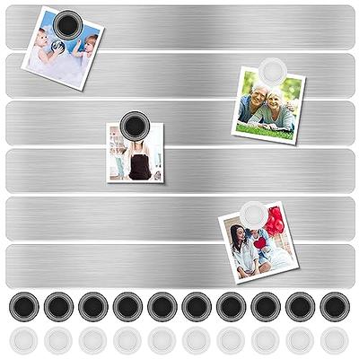 6pcs Adhesive Magnetic Strips For Fridge, Wall And More, 4pcs