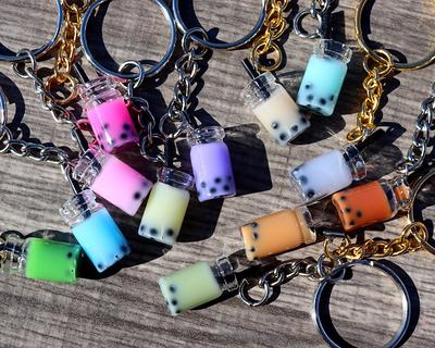 Star Key and Key Lock Resin Charms | Kawaii Jewelry DIY | Cute Keychain  Charm | Decoden Cabochons (2 pcs / Pink)