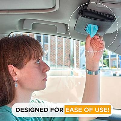 EcoNour Car Tissue Holder 9 x 5 inches - Black Sun Visor Napkin Holder -  Tissue and Disposable Mask Holder for Car - Handy and Compact to Organize  Your Tissues and Masks - Yahoo Shopping