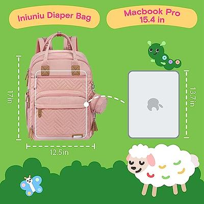 2-in-1 Travel Baby Bag - Pink