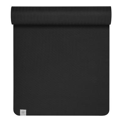 Athletic Works PVC Yoga Mat, 3mm, Dark Gray, 68inx24in, Nonslip