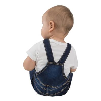 OFFCORSS  Overalls for Baby Boys Size 0-3m Blue Adjustable Straps