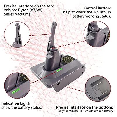  energup Replacement for Dyson V8 SV10 Battery Compatible with Dyson  V8 Series V8 Animal V8 Absolute V8 Motorhead V8 Fluffy Handheld Cordless  Vacuum Cleaner Li-ion Dyson Replacement Battery v8 215681 