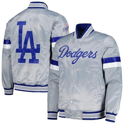 Men's Starter Royal Los Angeles Dodgers Yardline V-Neck Pullover Windbreaker Size: Medium