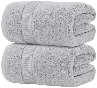 Oakias 2 Pack Luxury Bath Sheets Beige 35 x 70 Inches Highly Absorbent &  Soft 600