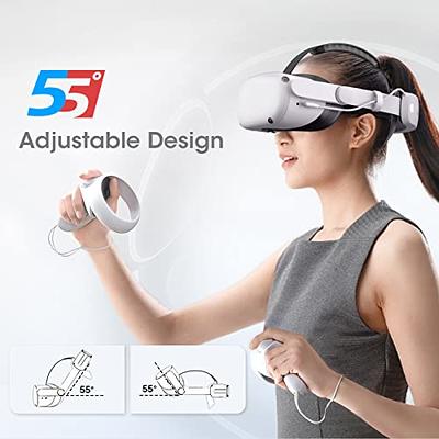 VR Head Strap With 8000 mAh Battery Earphone Compatible With Quest