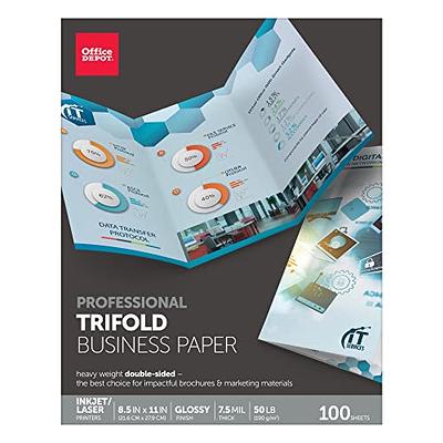 Staples 110 lb. Cardstock Paper, 8.5 x 11, White, 250 Sheets/Pack (49701)