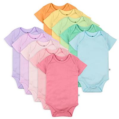 HonestBaby Multipack Short Sleeve T-Shirt Tee 100% Organic Cotton Infant  Baby, Toddler, Little Kids Boys, Girls, Unisex