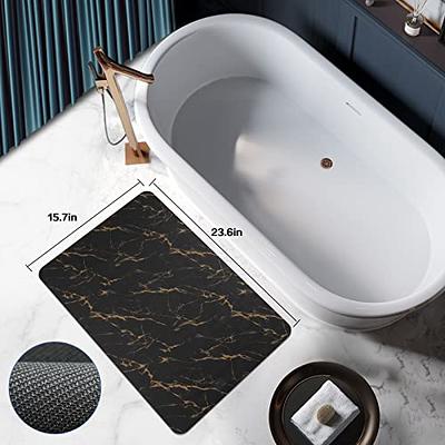 2023 Bath Stone Mat Luxury Diatomaceous Earth Shower Mat- Non-Slip