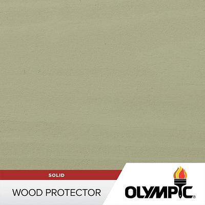 Olympic 1 gal. Mystic Black Exterior Solid Wood Protector Stain Plus Sealant in One