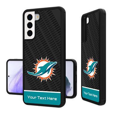 Miami Dolphins iPhone Text Backdrop Design Bump Case